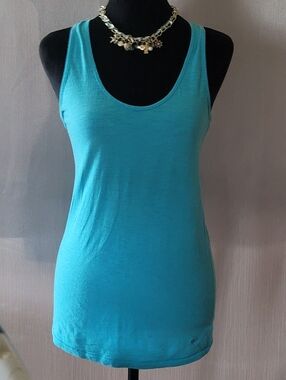 Classic Women's Teal Tank Top - Lightweight Scoop Neck